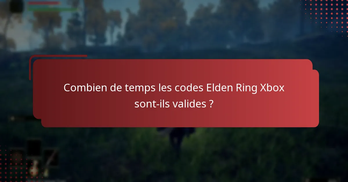 Quelles restrictions régionales s’appliquent aux codes Elden Ring Xbox ?
