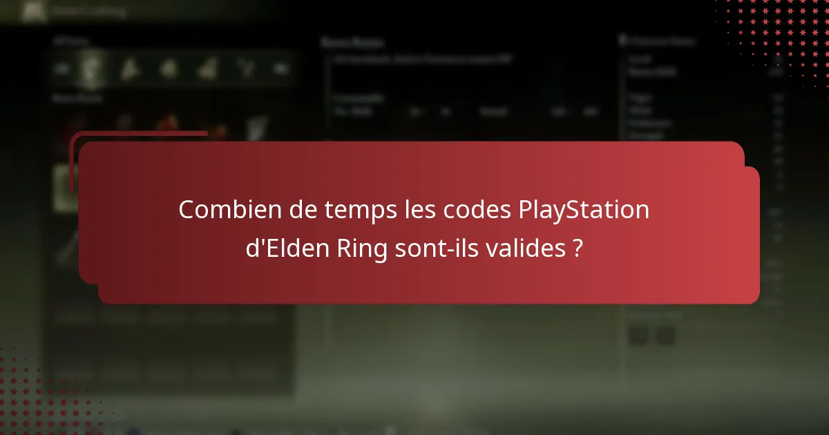 Quelles sont les restrictions régionales pour les codes PlayStation d’Elden Ring ?