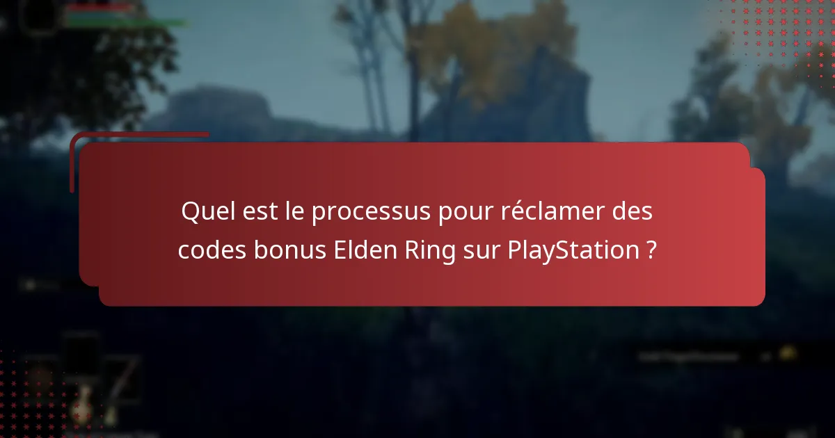 Quels codes promotionnels puis-je utiliser pour Elden Ring sur PlayStation ?